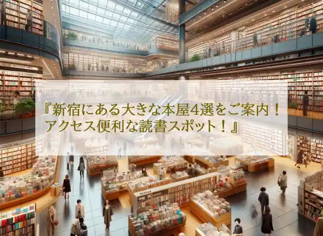 新宿にある大きな本屋4選をご案内！アクセス便利な読書スポット！